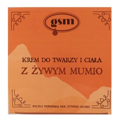 GSM MUMIO Krem do Twarzy i Ciała z Żywym Mumio (200 ml)