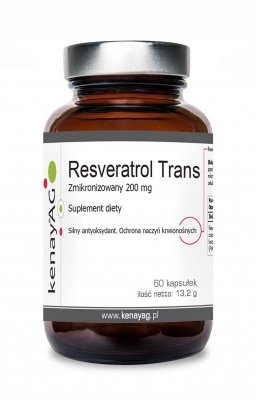 KENAY Zmikronizowany Resveratrol 200 mg (60 kaps.)