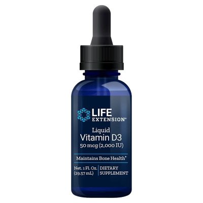 LIFE EXTENSION Witamina D3 2000 IU (29,57 ml)