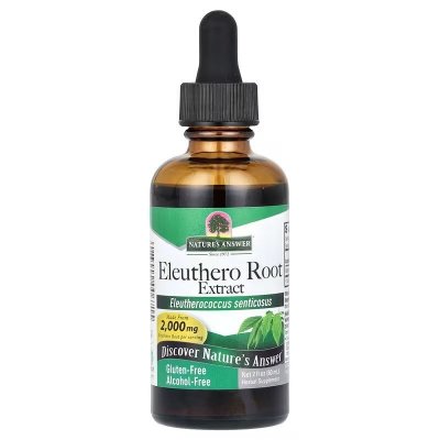 NATURE&#039;S ANSWER Eleuthero Root Extract - Ekstrakt z korzenia Eleuthero (60 ml)