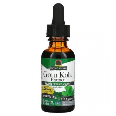 NATURE&#039;S ANSWER Gotu Kola Extract - Ekstrakt z Gotu Kola (30 ml)