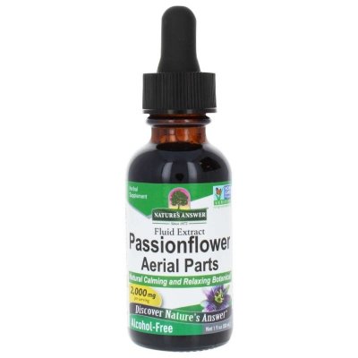 NATURE&#039;S ANSWER Passionflower Aerial Parts - Ekstrakt z Passifilory - Męczennicy Lekarskiej (30 ml)