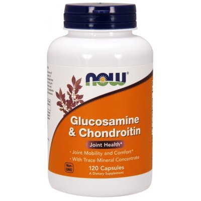 NOW FOODS Glukozamina Chondroityna i Mikroelementy (120 kaps.)