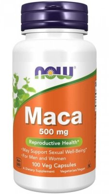 NOW FOODS Korzeń Maca 500 mg (100 kaps.)