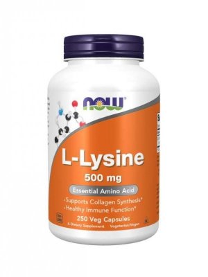 NOW FOODS L-Lizyna 500 mg (250 kaps.)