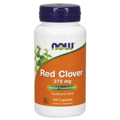 NOW FOODS Red Clover - Koniczyna Łąkowa 375 mg (100 kaps.)