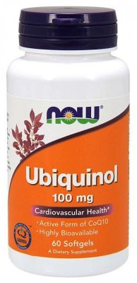 NOW FOODS Ubichinol - Koenzym Q10 100 mg (60 kaps.)