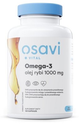 OSAVI Omega-3 olej rybi 1000 mg (120 kaps.)