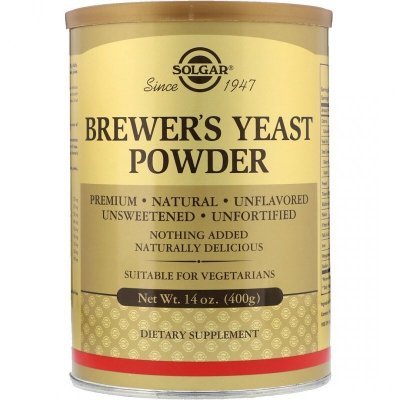 SOLGAR Brewer&#039;s Yeast Powder - Drożdże piwne (400 g)
