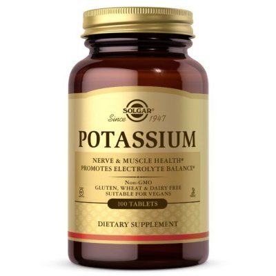 SOLGAR Potassium - Potas 99 mg (100 tabl.)