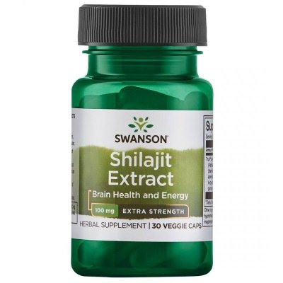 SWANSON Shilajit extract - Extra Strenght 100 mg (30 kaps.)