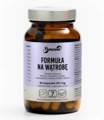 PANASEUS Formuła Na Wątrobę (50 kaps.)