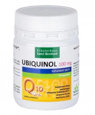 KRAUTERHAUS SANCT BERNHARD Ubiquinol Kaneka QH 100 mg (75 kaps.)