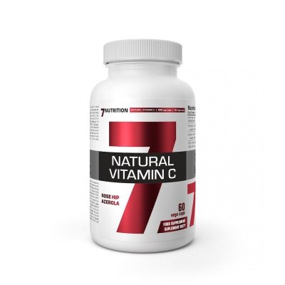 7NUTRITION Natural Vitamin C - Naturalna Witamina C (60 kaps.)
