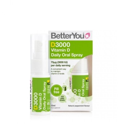 BETTERYOU D3000 Vitamin D Daily Oral Spray  (15 ml)