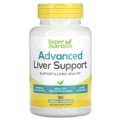 Super Nutrition | Advanced Liver Support | Zaawansowane Wsparcie Wątroby | 90 kaps.