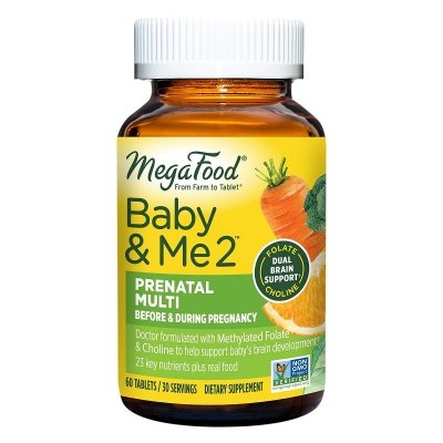 MegaFood Baby &amp; Me 2 Prenatal Multi 60 tab.