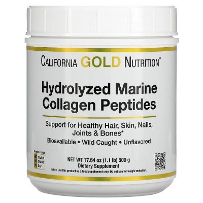 California Gold Nutrition Hydrolyzed Marine Collagen Peptides 500