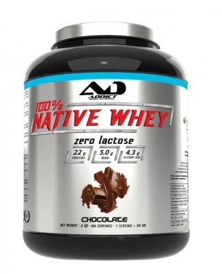 Addict 100% Native Whey Zero Lactose Chocolate 2000g