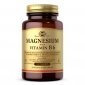 SOLGAR Magnesium with Vitamin B6 - Magnez z Witaminą B6 (100 tabl.) 