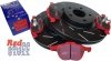Przednie CERAMICZNE klocki RedStuff + NACINANE tarcze hamulcowe 300mm EBC seria USR Ford Escape FWD 2013-2019