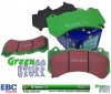 Przednie klocki GreenStuff + NAWIERCANE NACINANE tarcze hamulcowe 380mm EBC seria GD Jeep Grand Cherokee SRT 2012-2020