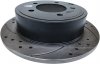 Tylna WIERCONA nacinana tarcza hamulcowa BLACK 262mm Jeep Patriot