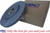 Przednie klocki YellowStuff + NAWIERCANE NACINANE tarcze hamulcowe 330mm EBC seria GD RAM Cargo Van 2012-