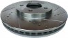 Przednie klocki Z26 + WIERCONE tarcze hamulcowe 293mm POWERSTOP Ford Mustang 2005-2010