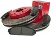 Przednie klocki brembo + WIERCONE tarcze hamulcowe 345mm Dodge Charger
