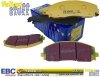 Przednie klocki YellowStuff + NAWIERCANE NACINANE tarcze hamulcowe 330mm EBC seria GD RAM Cargo Van 2012-