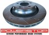 Tylna WIERCONA NACINANA tarcza hamulcowa 350mm POWERSTOP Chrysler 300C SRT