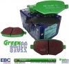 Tylne klocki GreenStuff + NAWIERCANE NACINANE tarcze hamulcowe 330mm EBC seria GD Ford Edge 2011-2014