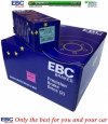 Przednie klocki GreenStuff + NACINANE tarcze hamulcowe 330mm EBC seria USR Dodge Journey 2012-