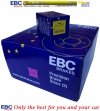 Tylne klocki YellowStuff + NACINANE WENTYLOWANE tarcze hamulcowe EBC seria USR Chrysler 300C