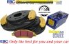 Przednie klocki YellowStuff + NACINANE tarcze hamulcowe 330mm EBC seria USR Chevrolet Avalanche 1500 2007-2008
