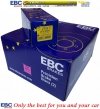 Przednie klocki YellowStuff + tarcze hamulcowe 330mm EBC seria Premium Dodge Caravan 2012-