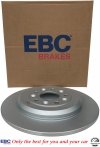 Tylne klocki Ultimax2 + tarcze hamulcowe 330mm EBC seria Premium Lincoln MKS 2009-2012