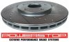 Przednia WIERCONA nacinana tarcza hamulcowa 330mm POWERSTOP Fiat Freemont 2012-