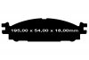 Przednie klocki Ultimax2 + tarcze hamulcowe 325mm EBC seria Premium Ford Explorer 2011-2019