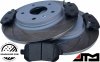 Tylne klocki + NACINANE tarcze hamulcowe 305mm ATM SLOTTED Volkswagen Routan
