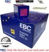 Tylne klocki Ultimax2 + NACINANE WENTYLOWANE tarcze hamulcowe EBC seria USR Dodge Charger