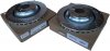 Tylne klocki Z26 + WIERCONE tarcze hamulcowe 350mm POWERSTOP Dodge Challenger SRT Hellcat Scat Pack