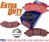 Przednie klocki EXTRA DUTY ED + NACINANE tarcze hamulcowe EBC seria USR Dodge RAM 1500 2006-