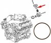 Uszczelka obudowy termostatu Cadillac ATS 3,6 V6