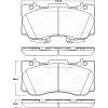Klocki hamulcowe przednie POWERSTOP Z17 EVOLUTION PLUS  Ford Mustang 2015- do tarcz 352mm