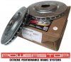 Przednia WIERCONA nacinana tarcza hamulcowa 330mm POWERSTOP Lancia Voyager 2012-