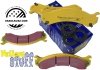 Przednie klocki YellowStuff + NACINANE tarcze hamulcowe EBC seria USR GMC Yukon XL 2500 2000-2013