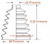 Osłona przegubu napędowego zewnętrznego tylnego Infiniti M35 2006-2006