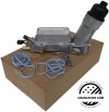 ALUMINIOWA obudowa filtra oleju z chłodnicą oraz czujnikami RAM C/V 3,6 V6